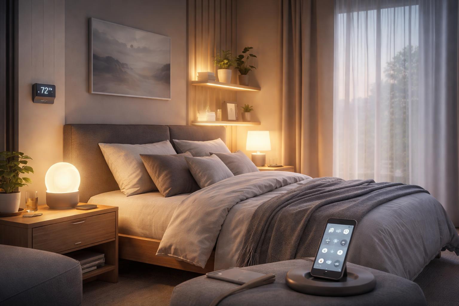 How to Create a Smart Bedroom for Better Sleep on Any Budget