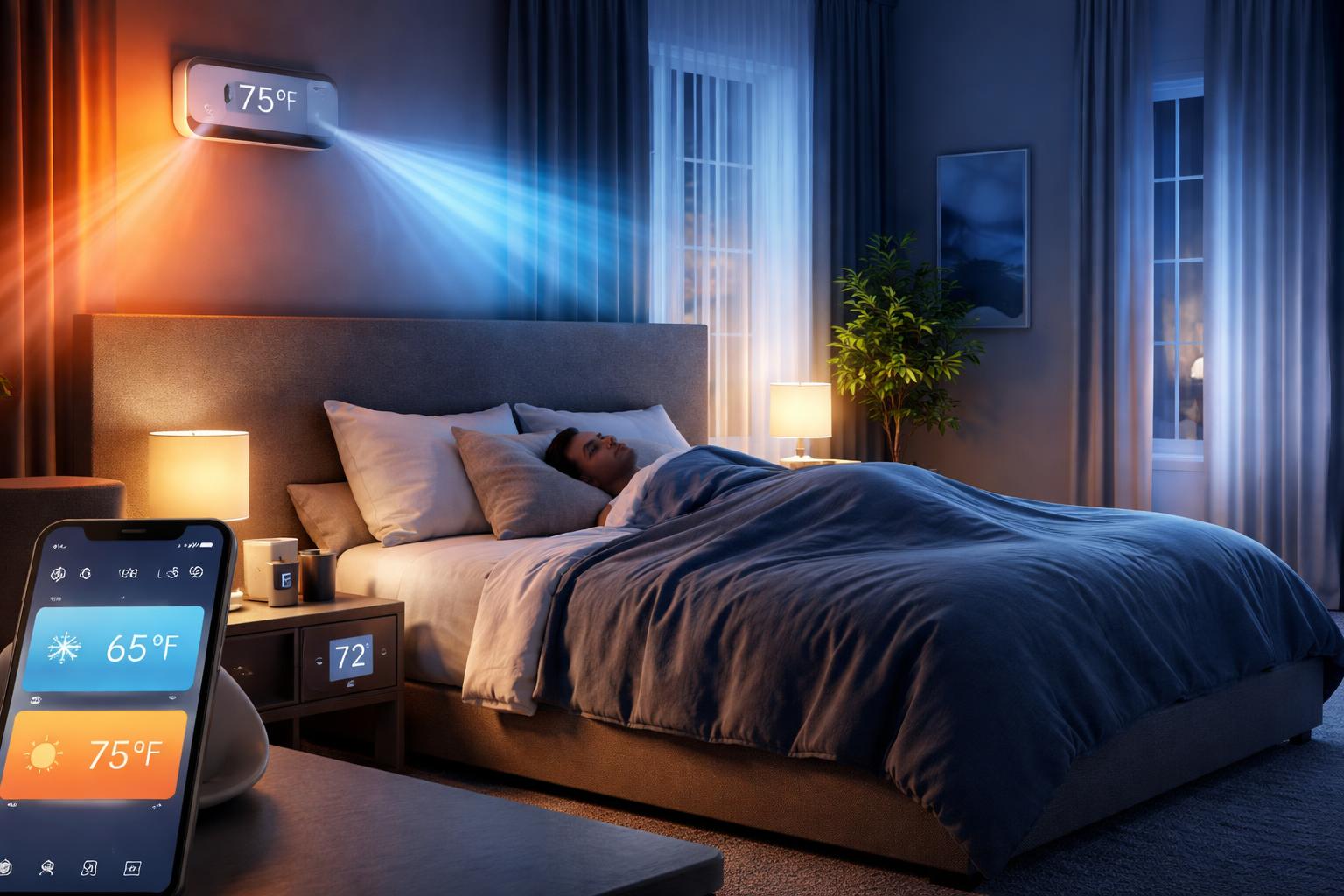 Smart Bedroom Temperature Control: How to Sleep Cooler or Warmer Automatically