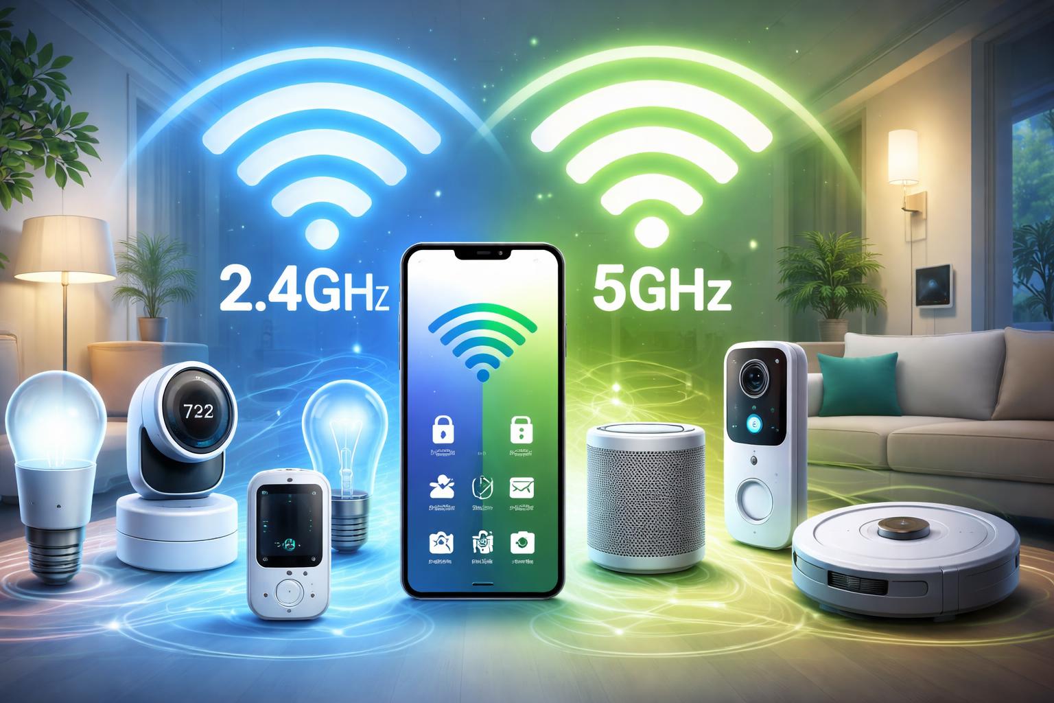 Smart Home on 2.4GHz vs 5GHz WiFi: Which Band Should Your Devices Use?