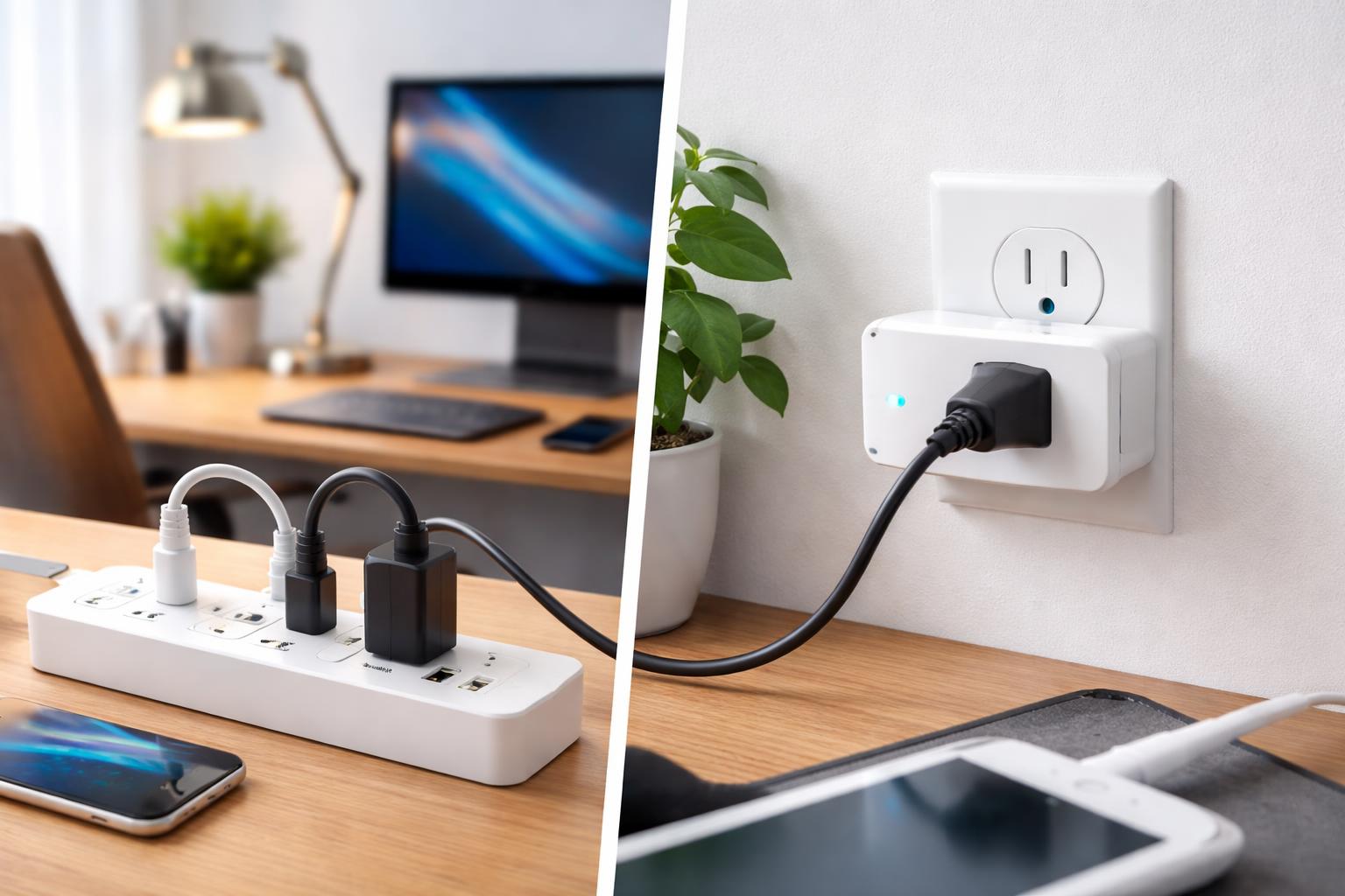 Smart Power Strips vs Smart Plugs: Which Is Better for a Home Office?