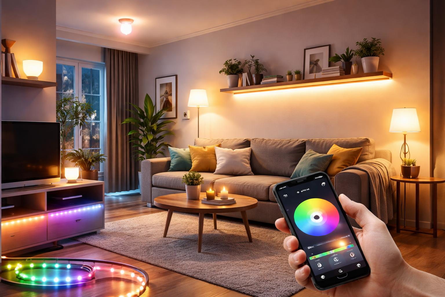Improve Apartment Lighting: A Renter's Guide to Smart LED Bulbs & Strips (No Wiring Needed)