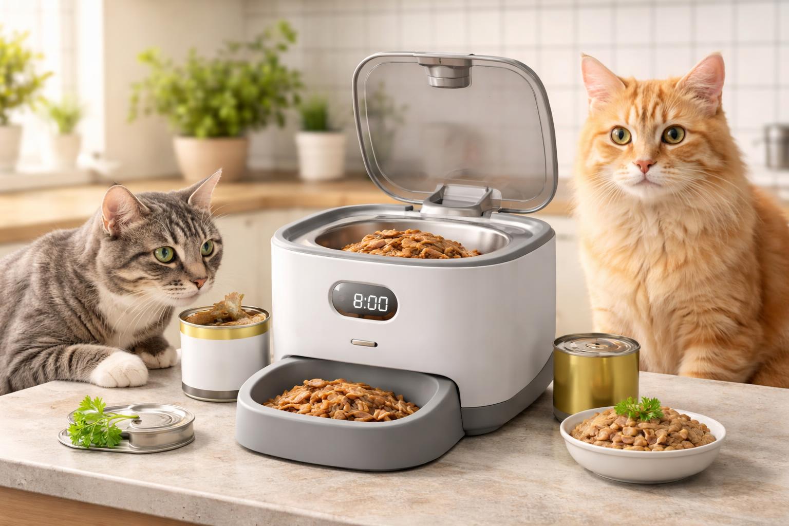Keep Wet Food Fresh: Top Automatic Cat Feeders for Canned Meals
