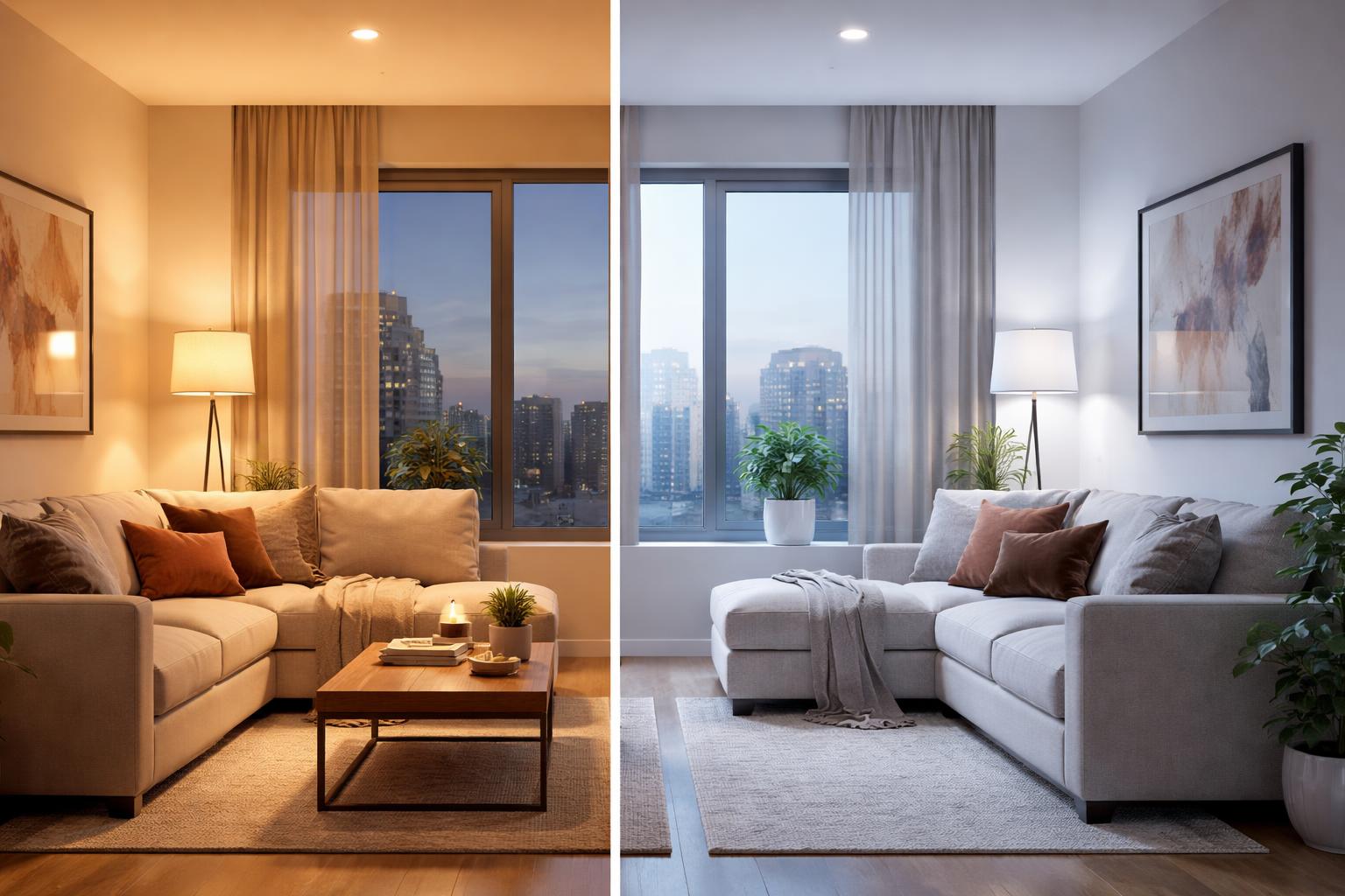 2700K vs 5000K: Which Is Better for an Apartment Living Room?